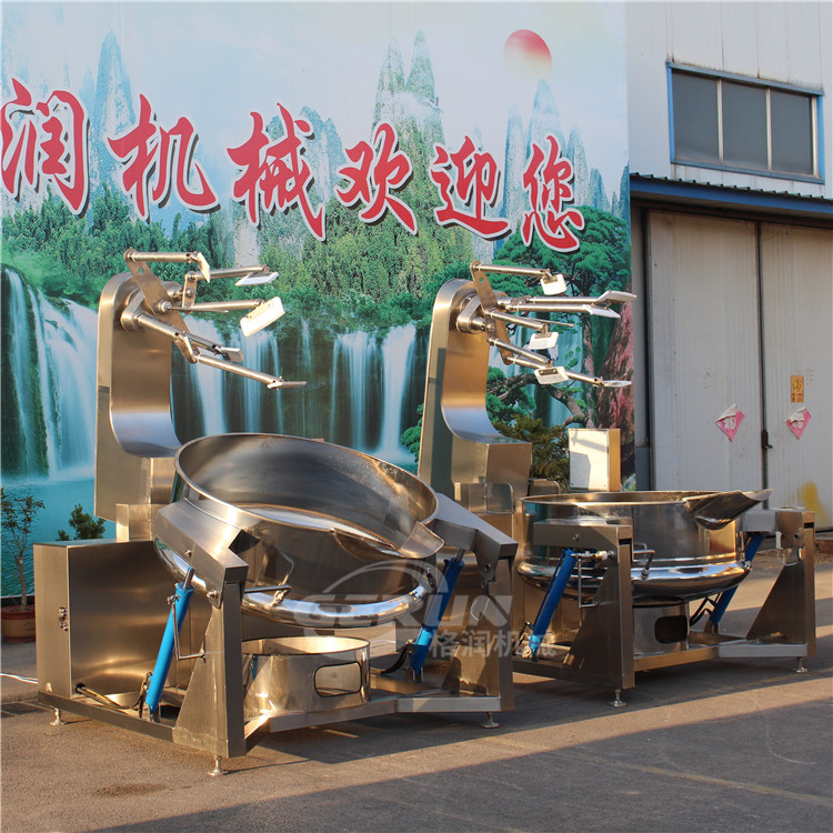 酱料加工好帮手 全自动酱料搅拌炒锅