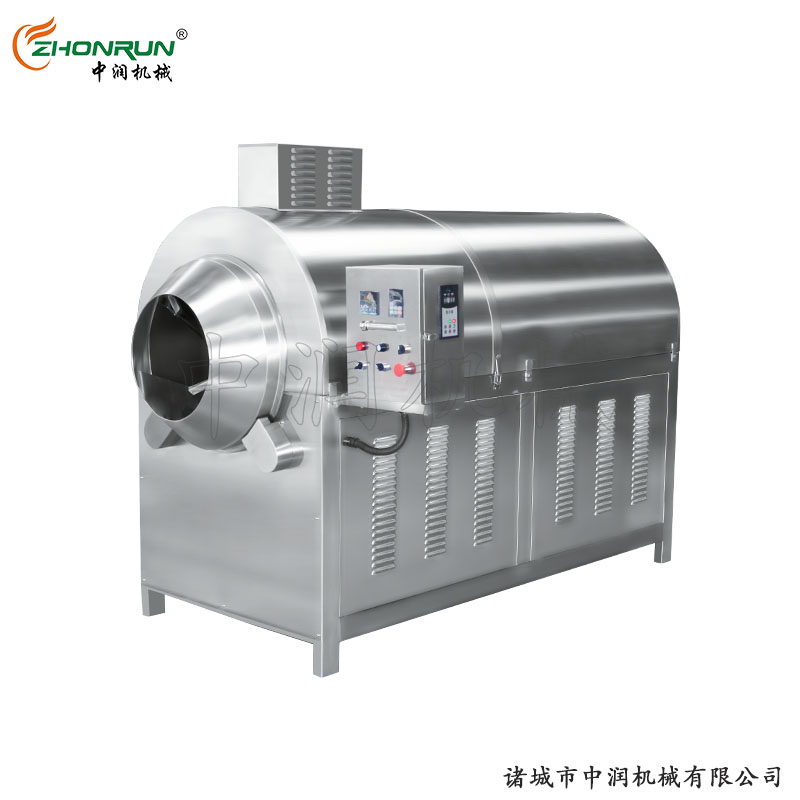 电磁加热滚筒炒机-炒制各种干果杂粮