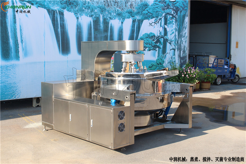 抱抱果裹糖加工炒制机器-琥珀核桃搅拌炒锅